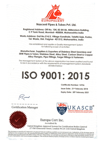 company certificate